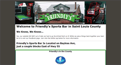 Desktop Screenshot of friendlyssportsbar.com